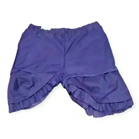 Pony Tails Girls Purple Skirt Floral Textured Lace Size 16 - Picture 8 of 11